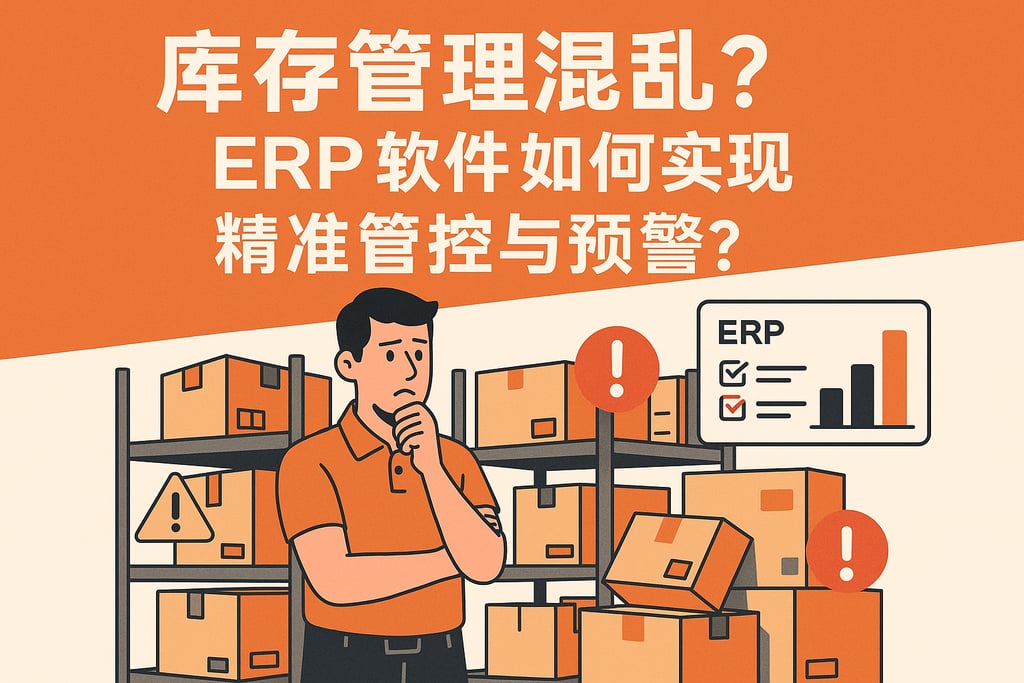库存管理混乱？ERP 软件如何实现精准管控与预警？